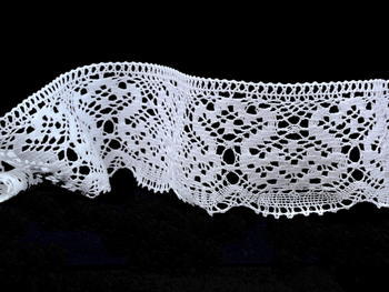 Bobbin lace No. 81917 white | 30 m - 4
