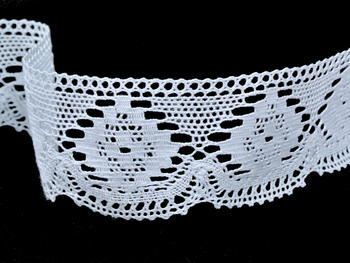 Bobbin lace No. 81965 white | 30 m - 4