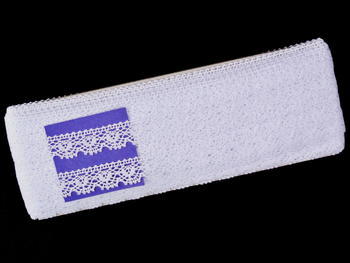 Bobbin lace No. 82117 white | 30 m - 4