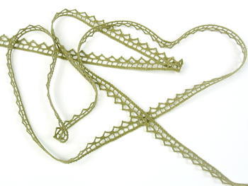 Bobbin lace No. 82195 khaki | 30 m - 4
