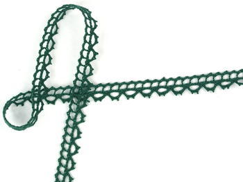 Bobbi lace No. 82226 dark green | 30 m - 4