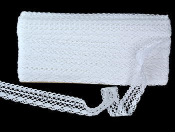 Bobbin lace No. 82303 white | 30 m - 4