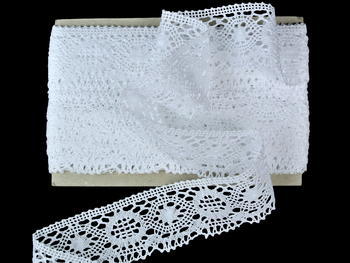 Bobbin lace No. 82339 white | 30 m - 4