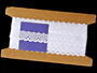 Embroidery lace No. 65004 white | 9,2 m - 5/5