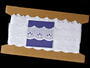 Embroidery lace No. 65010 white | 9,2 m - 5/5