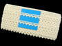 Cotton bobbin lace 73010, width 13 mm, ecru - 5/5