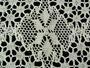 Cotton bobbin lace insert 75034, width 110 mm, ecru - 5/5