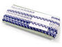 Bobbin lace No. 75087 white/blue | 30 m - 5/5