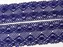 Cotton bobbin lace 75110, width 53 mm, purple/violet - 5/5