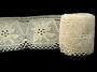 Cotton bobbin lace 75112, width 80 mm, ecru - 5/5