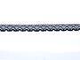 Cotton bobbin lace 75133, width 19 mm, black - 5/5