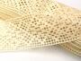 Cotton bobbin lace insert 75180, width 81 mm, ecru - 5/5