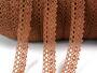 Cotton bobbin lace 75239, width 19 mm, cacao brown - 5/5