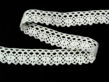 Bobbin lace No. 75239 toned white | 30 m - 5