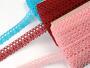 Cotton bobbin lace 75239, width 19 mm, pink - 5/5