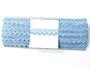Cotton bobbin lace 75259, width 17 mm, light blue - 5/5