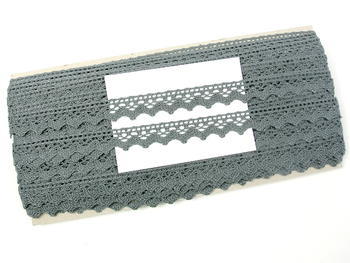 Bobbin lace No. 75259 grey III. | 30 m - 5