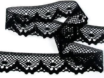Bobbin lace No. 75261 black | 30 m - 5