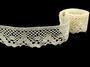 Cotton bobbin lace 75261, width 40 mm, ecru - 5/5