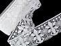 Cotton bobbin lace 75290, width 85 mm, white - 5/5