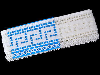 Bobbin lace No. 75303 white | 30 m - 5