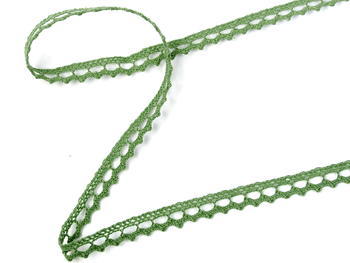 Bobbin lace No. 75397 green olive | 30 m - 5