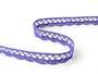 Cotton bobbin lace 75428, width 18 mm, purple II - 5/5