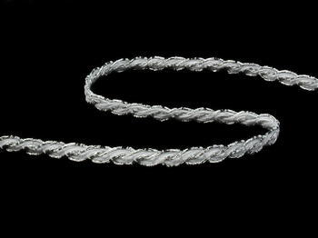 Bobbin lace No. 75481 white/silver | 30 m - 5