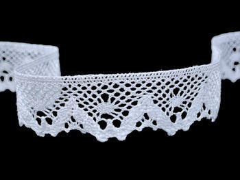 Bobbin lace No. 75548 white | 30 m - 5