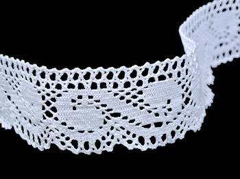 Bobbin lace No. 75566 white | 30 m - 5