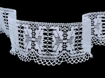 Bobbin lace No. 81058 white | 30 m - 5