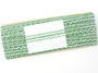 Bobbin lace No. 81215 white/grass green | 30 m - 5/5