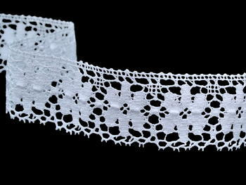 Bobbin lace No. 81466 white | 30 m - 5