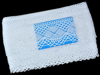 Bobbin lace No. 81929 white | 30 m - 5