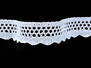 Bobbin lace No. 82121 white | 30 m - 5