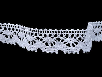 Bobbin lace No. 82155 white | 30 m - 5
