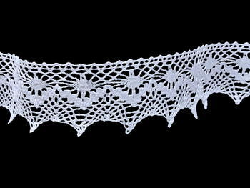 Bobbin lace No. 82157 white | 30 m - 5