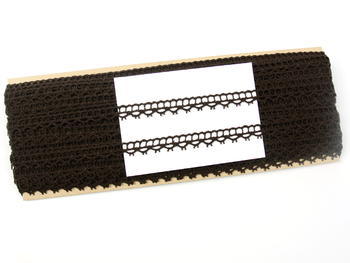 Bobbin lace No. 82226 dark brown | 30 m - 5