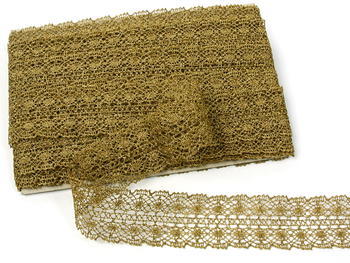 Bobbin lace No.  82309 gold antique | 30 m - 5