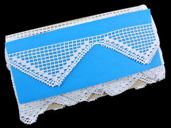 Bobbin lace No. 82350 white | 30 m - 5