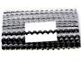 Bobbin lace No. 75191 white/black | 30 m - 6/6