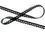 Bobbin lace No. 75397 black | 30 m - 6/7