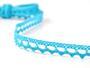 Cotton bobbin lace 75397, width 9 mm, turquoise - 6/6