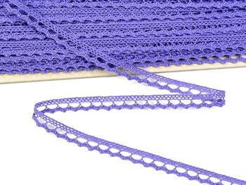 Cotton bobbin lace 75397, width 9 mm, purple II - 6
