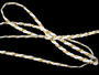 Bobbin lace No. 75481 white/gold | 30 m - 6/6