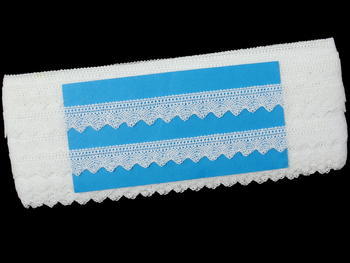 Bobbin lace No. 75517 white | 30 m - 6