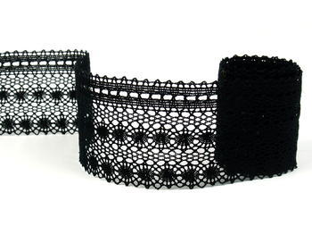 Bobbin lace No. 82240 black | 30 m - 6