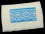 Linen bobbin lace 82339, width 58 mm, 100% linen bleached - 7/7