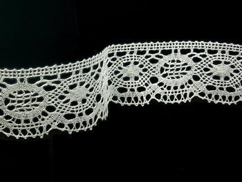 Bobbin lace No. 82339 bleached linen | 30 m - 7